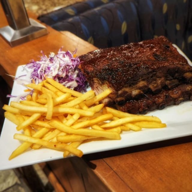 BBQ Rib Platter.